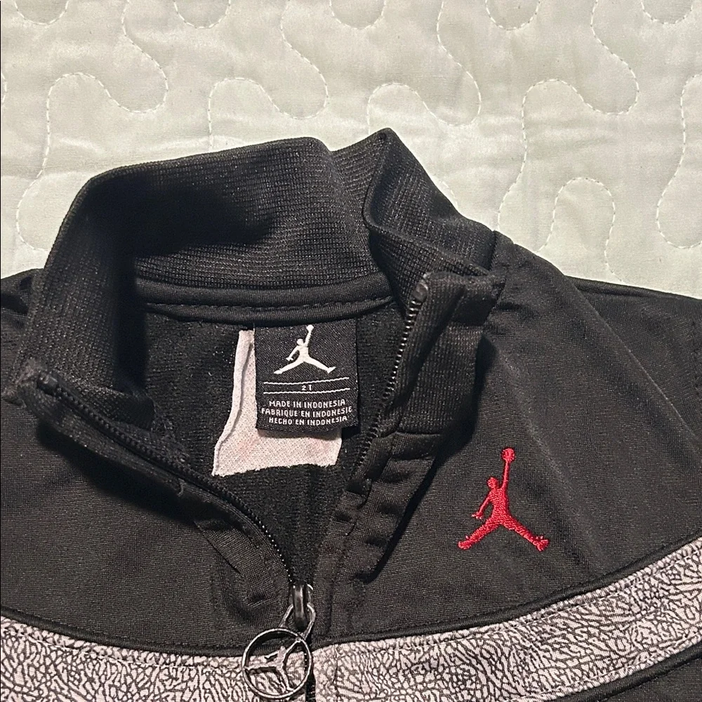 EUC Jordan Kids' Black and Red Jackets Set - Size 3T & 2T